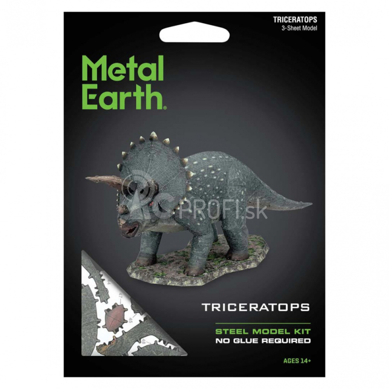 Oceľová stavebnica Triceratops