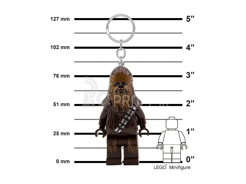 LEGO svietiaca kľúčenka – Star Wars Chewbacca