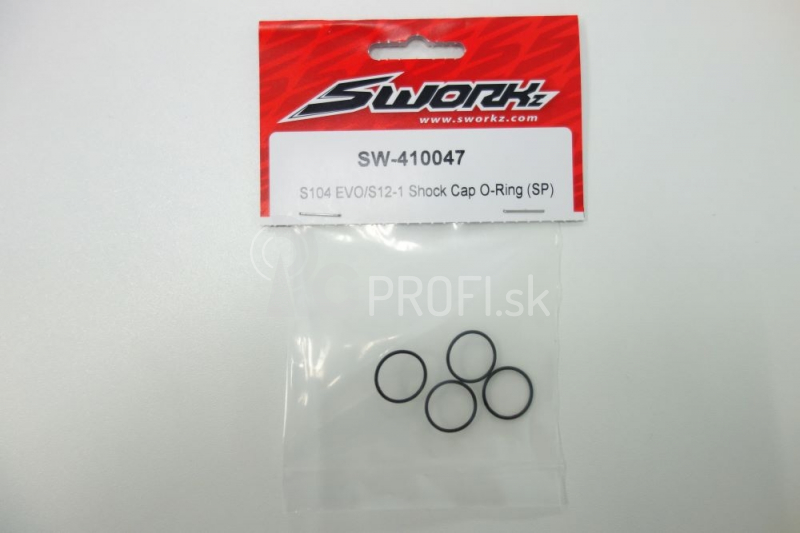 SWORKz S104 EVO/S12-1 O-krúžky olejových tlmičov SP, 4 ks