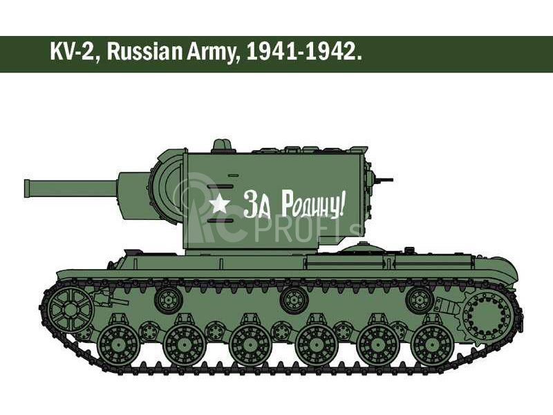 Taliari tank KV1/KV2 vr. tankistu (1:56)