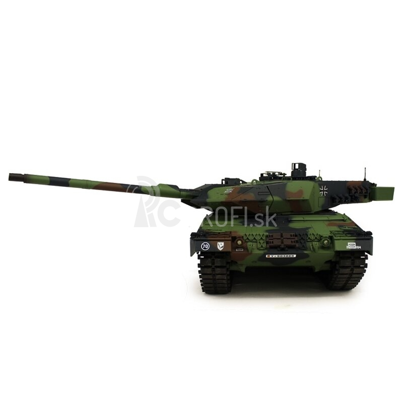 TORRO tank 1/16 RC LEOPARD 2A6 NATO kamufláž – BB Airsoft + IR