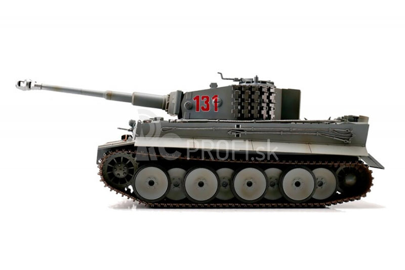 TORRO tank 1/16 RC Tiger I IR - zimná kamufláž svetlo šedá