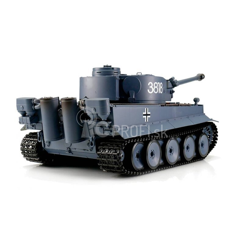 TORRO tank 1/16 RC TIGER I sivá kamufláž – BB Airsoft + IR
