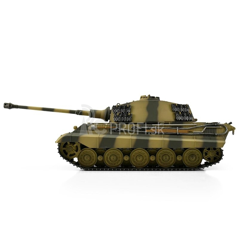 TORRO tank PRO 1/16 RC Königstiger viacfarebná kamufláž – BB Airsoft – dym