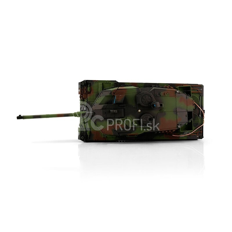 TORRO tank PRO 1/16 RC Leopard 2A6 kamufláž – Airsoft BB dym z hlavne