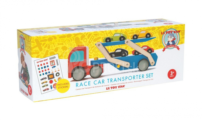 Traktor Le Toy Van s autami Race