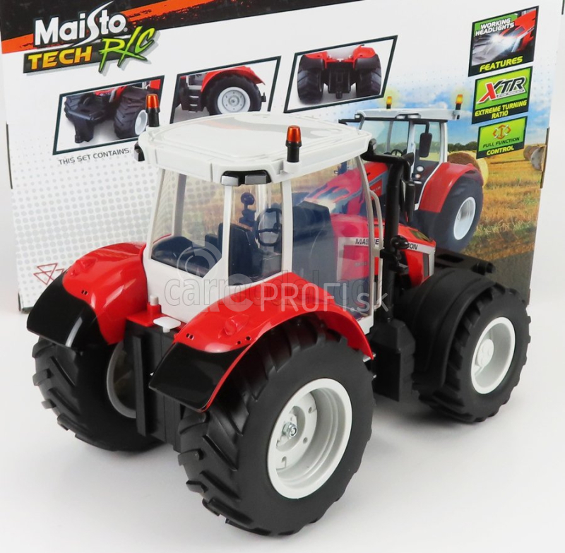 Traktor Maisto Massey ferguson 5sd.145 D6 2016 1:16 Červený