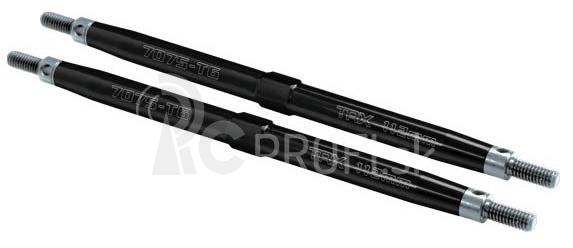 Traxxas nastaviteľná ojnička 112 mm hliníková čierna (2)