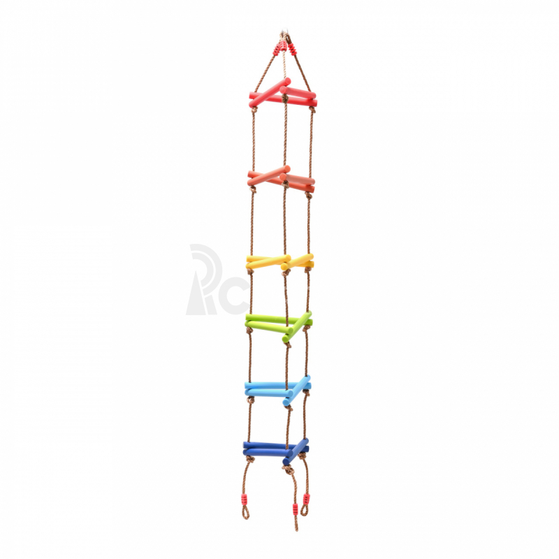 Trojuholníkový rebrík pre dve deti