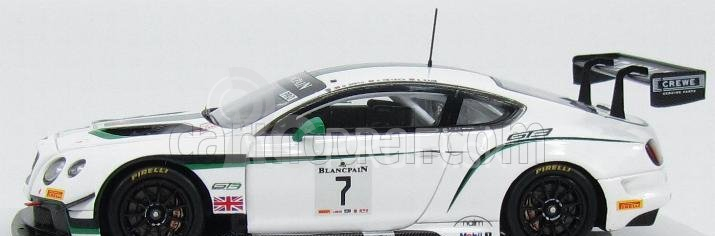 Truescale Bentley Gt3 N 7 Winner Blancpain Gt Paul Ricard 2014 1:43 Biela