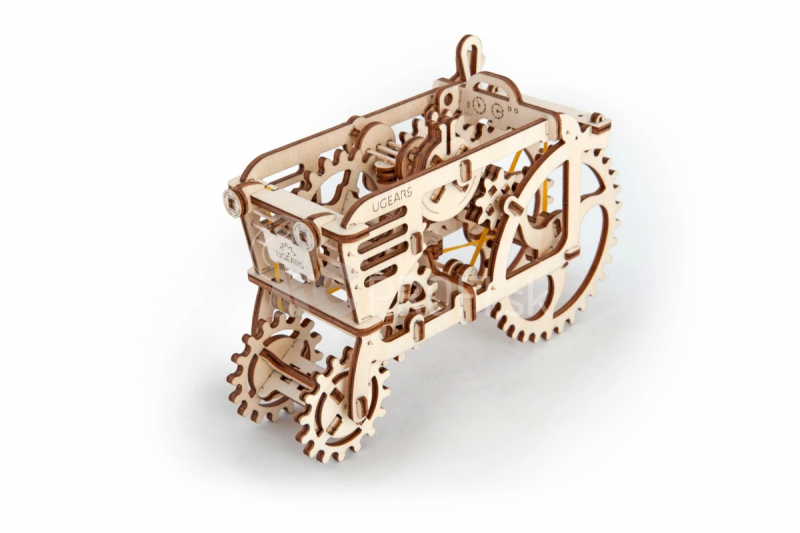 Ugears 3D drevené mechanické puzzle Traktor