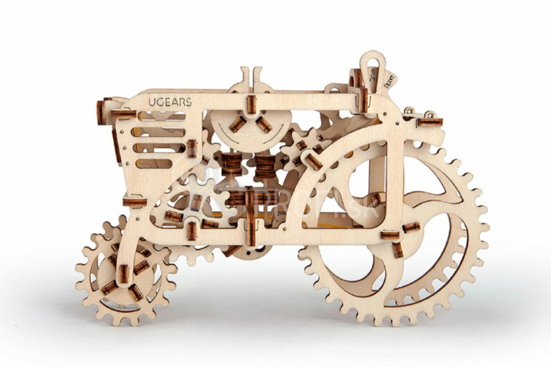 Ugears 3D drevené mechanické puzzle Traktor