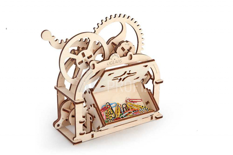 Ugears 3D drevené mechanické puzzle Vizitka Box