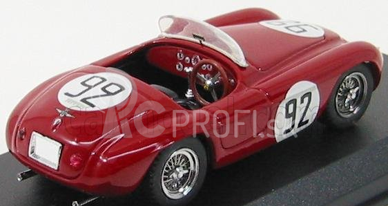 Umelecký model Ferrari 225s Touring N 92 12th Gp Montecarlo 1952 E.castellotti 1:43 Červená