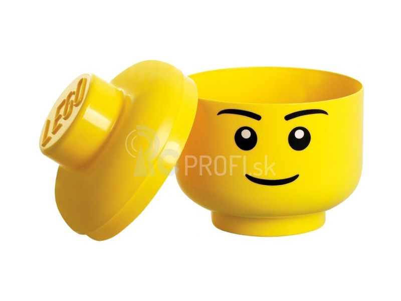 LEGO Storage Head Large – šťastný chlapec