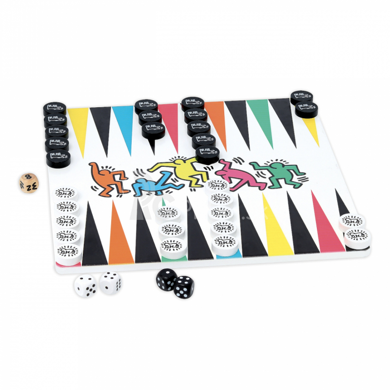 Vilac Dáma a Backgammon Keith Haring