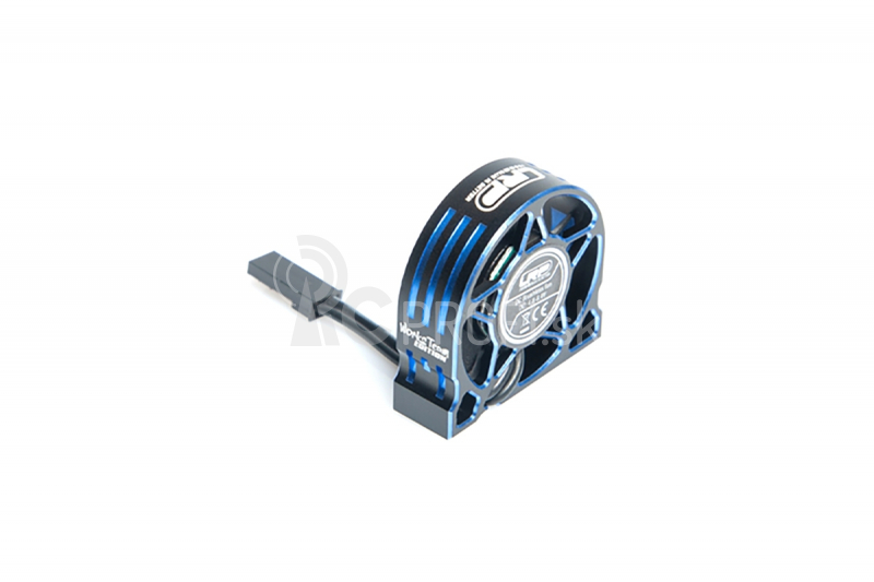 WorksTeam hliníkový ventilátor 30x30x10mm pre E-motory - 4,8-7,2V, konektor prijímača