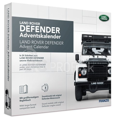 Adventný kalendár Land Rover Defender so zvukom 1 : 43