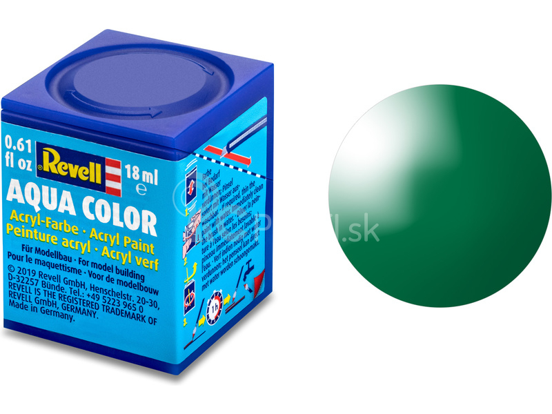 Revell akrylová farba #61 lesklá smaragdovozelená 18 ml