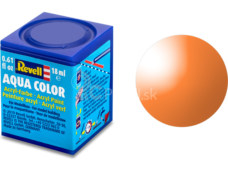 Revell akrylová farba #730 transparentná oranžová 18 ml
