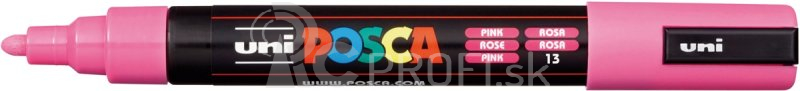 Akrylový popisovač UNI POSCA PC-5M 1,8-2,5mm – ružová