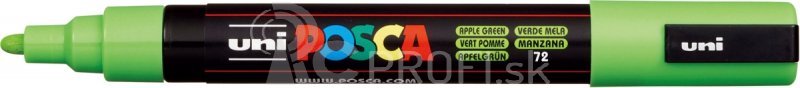 Akrylový popisovač UNI POSCA PC-5M 1,8-2,5mm – zelené jablko