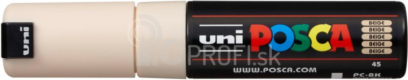 Akrylový popisovač UNI POSCA PC-8K 8 mm – béžová