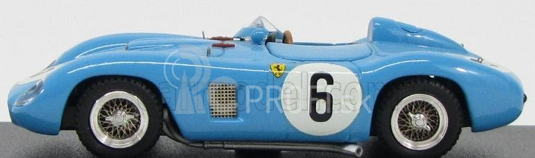 Art-model Ferrari 500tr Spider N 6 Reims 1956 Picard - Manzon 1:43 Light Blue