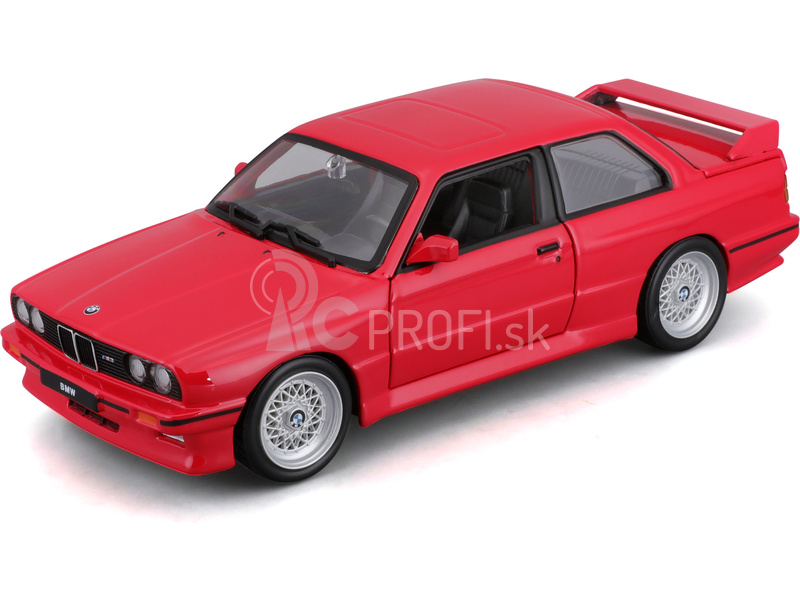 Bburago BMW radu 3 M3 1988 1:24 červená