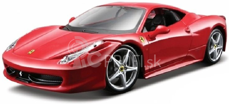 Bburago Ferrari 458 Italia 1:24 červená