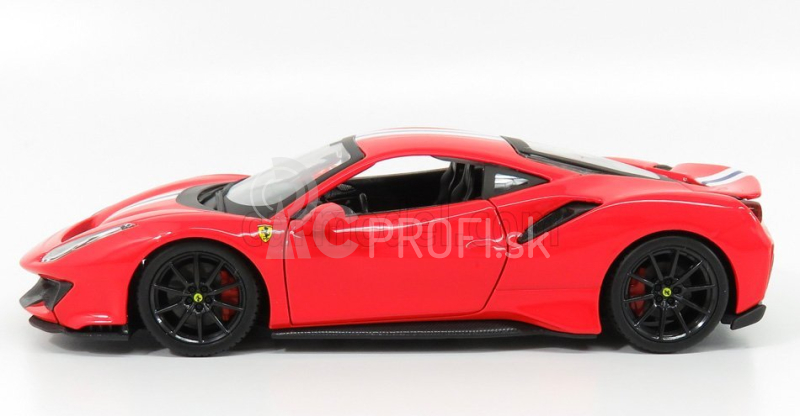 Bburago Ferrari 488 Pista 1:24 červená