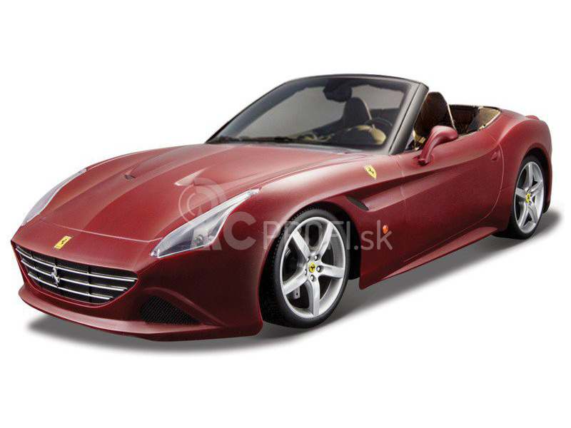 Bburago Ferrari California T (otvr.) 1:24 červená metalíza