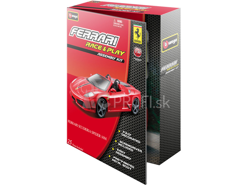 Bburago Kit auta Ferrari 1:32 (súprava 6 ks)