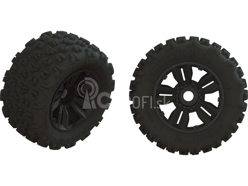 Arrma koleso s pneu Dboots Copperhead2 SB MT (pár)