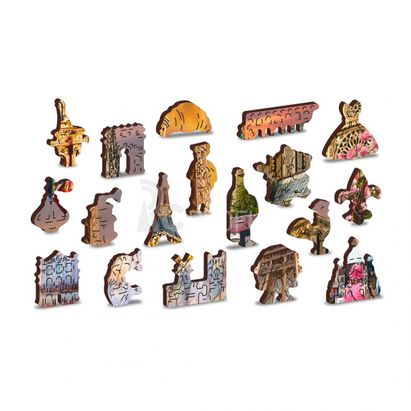 Wooden City drevené puzzle – Jar v Paríži XL