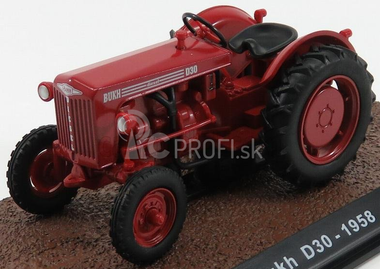 Edicola Bukh D30 Traktor 1958 1:32 Červená