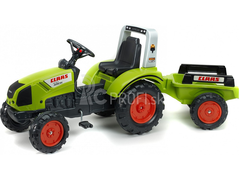 FALK – Šliapací traktor Claas Arion 430 s vlečkou