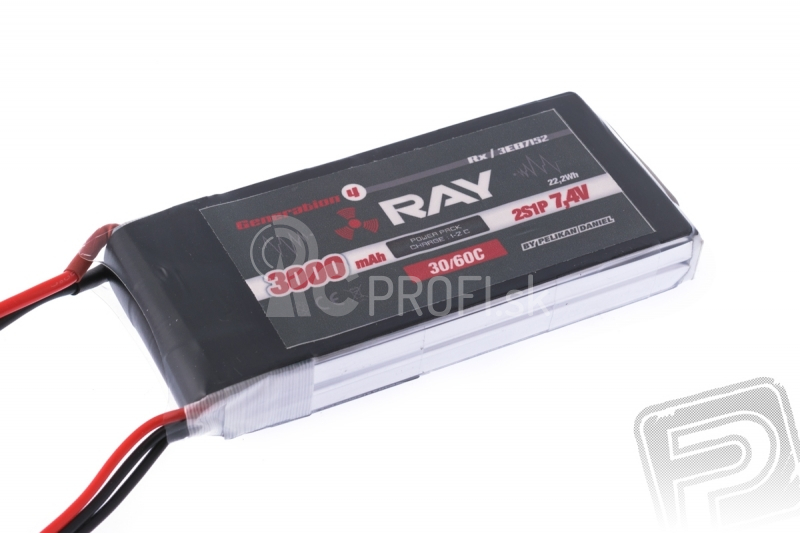 G4 RAY Li-Po 3000mAh/7,4 30/60C RX