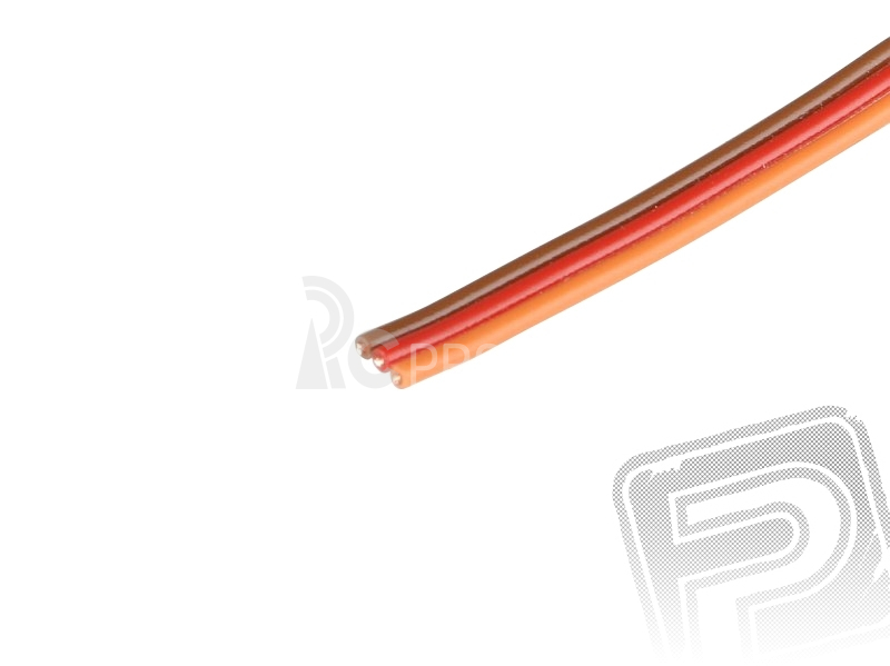Kábel trojžilový plochý tučný JR 0.25mm2