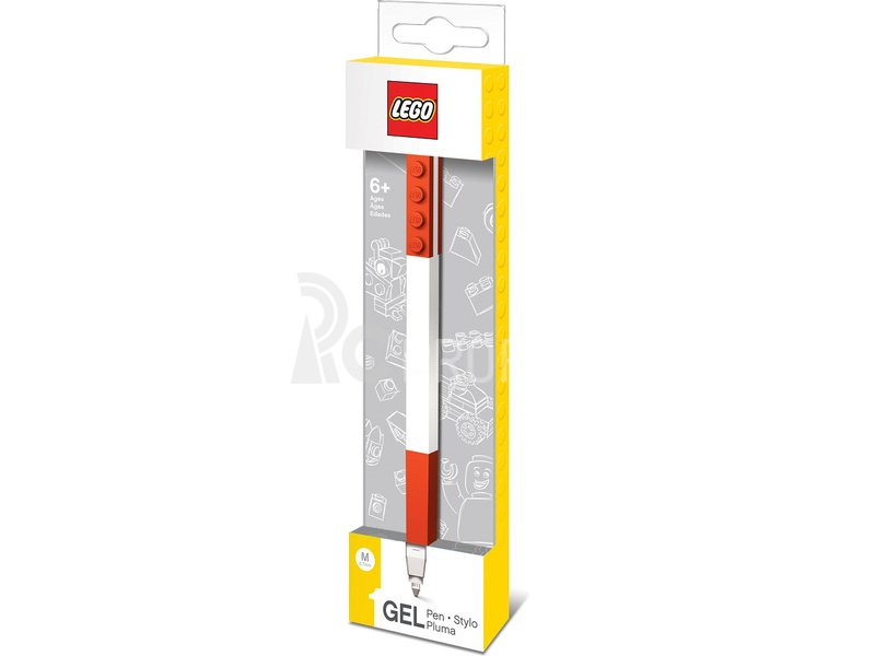 LEGO gélové pero, červené 1 ks