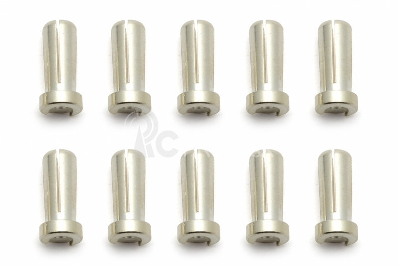 Low-Profile Bullet G5 strieborné konektory, 10 ks