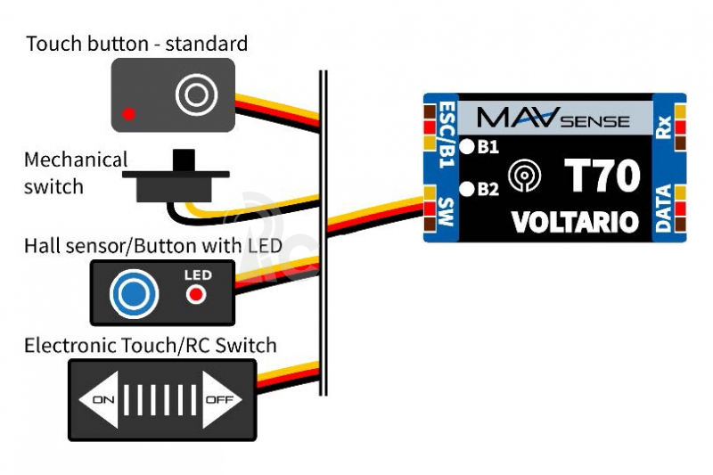 MAV Sense Voltario T70 bez konektora