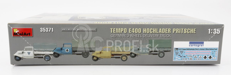 Miniart Tempo E400 Nákladné auto 3-kolesové Telonato 1962 1:35 /