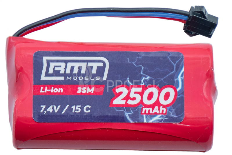 Modely RMT Li-Ion 2500 mAh 7,4V 15C SM-3P