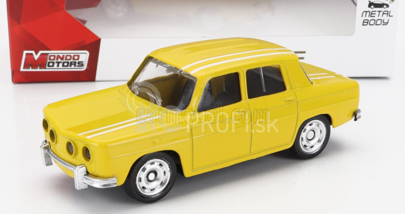 Mondomotors Renault R8 Gordini 1967 1:43 žltá biela