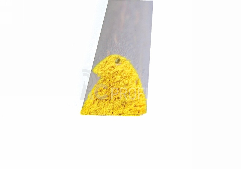 Nábežná lišta 8 x 9 x 1000 mm, žltá