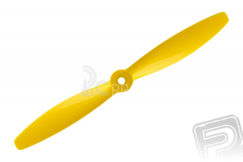 Nylon vrtuľa žltá 7x4 (18 x 10 cm), 1 ks