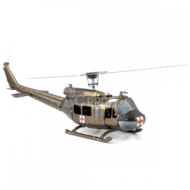 Oceľová stavebnica helikoptéra UH1 Huey
