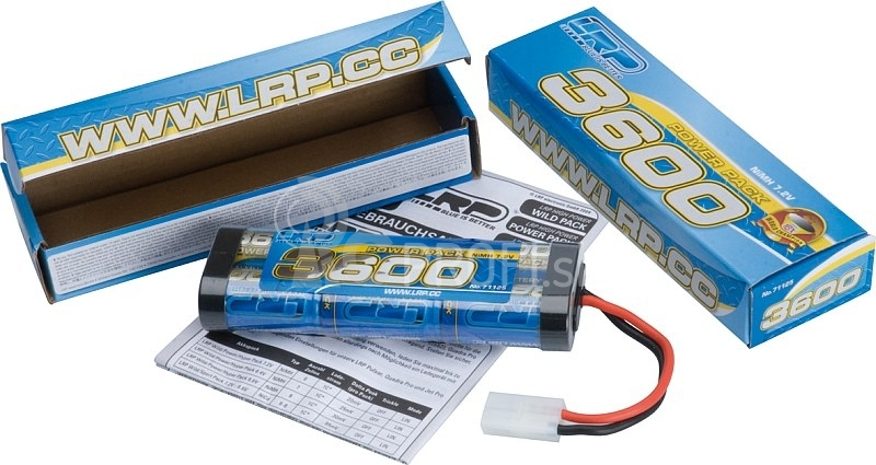 Power Pack 3600 – 7,2 V – 6-článkový NiMH Stickpack