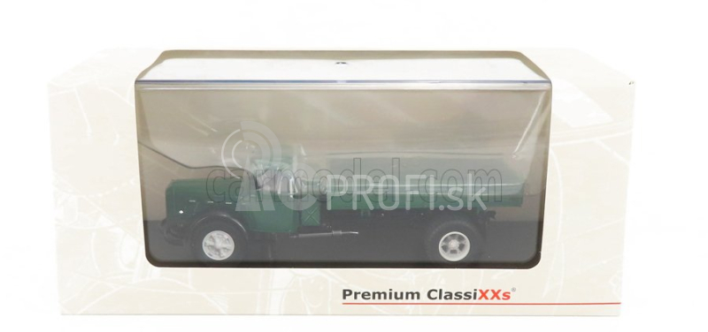 Premium classixxs Škoda 706r Truck 2-assi 1952 1:43 Zelená